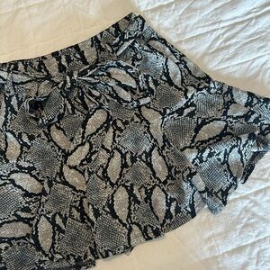 Snakeskin Skort